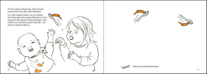 Actual product image The sibling doodle colouring book for all big sisters and brothers aged 3 and over
