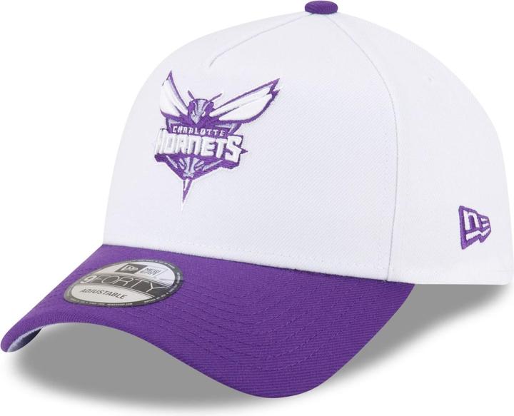Produktbild New Era 9Forty A-Frame Snapback Cap - Charlotte Hornets Weiss