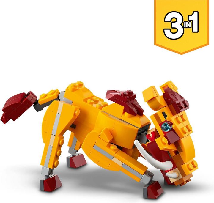 Actual product image LEGO Wild Lion (31112, LEGO Creator 3-in-1)