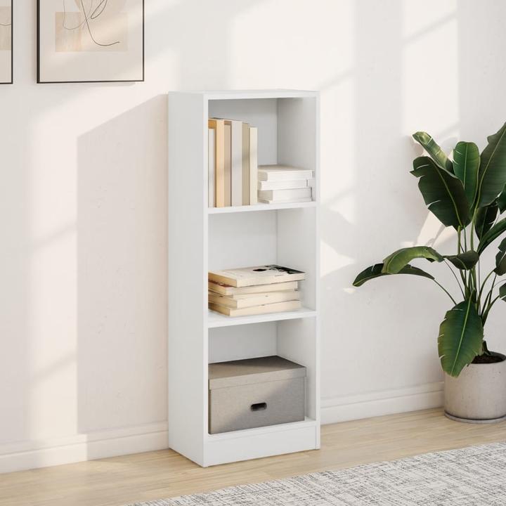 Image du produit VidaXL Bücherregal Bücherschrank Standregal Büroregal Weiss Holzwerkstoff (40 x 24 x 109 cm)