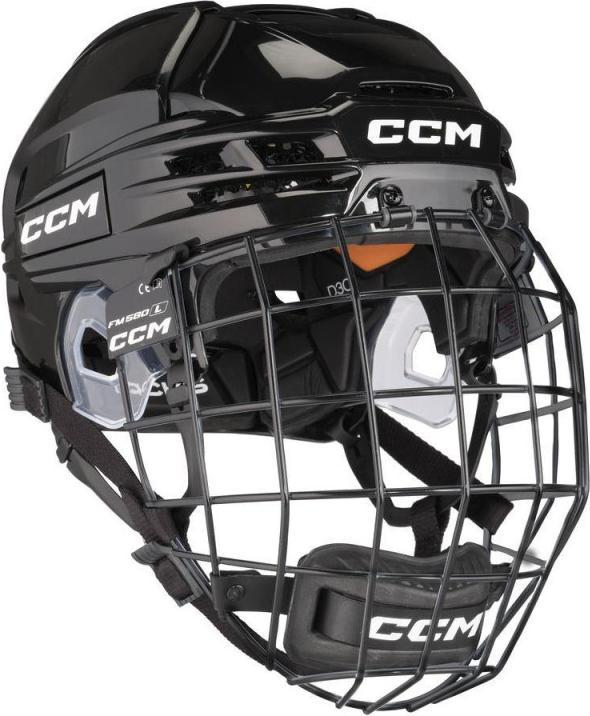 Immagine prodotto CCM Casco da hockey Tacks 720 SR con gabbia (blu scuro, M) (M)