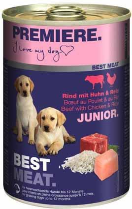 Actual product image Premiere Best Meat Junior Beef with Chicken & Rice (Junior, 400 g)