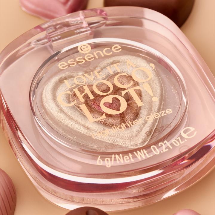 Image du produit essence Love it a choco'lot (1, Heartbeats & Choco Treats (Baisers au cœur et au chocolat), Highlighter, 6 g)