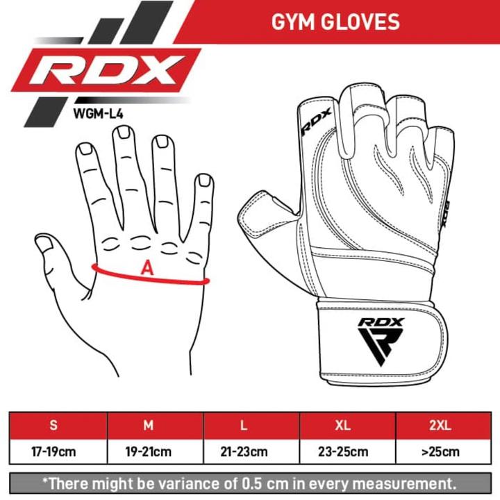 Produktbild Rdx L4 Offene Finger Gewichtheber Gymhandschuhe (L)