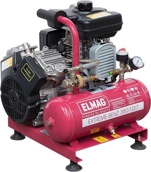 Actual product image Elmag Compressor EXTREME-BENZ 380/10/7 - Oil-free motor compressor (10 bar, 7 l)