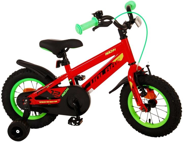 Image du produit Volare Vélo enfant Rocky - Garçons - 12 pouces - Rouge (12")