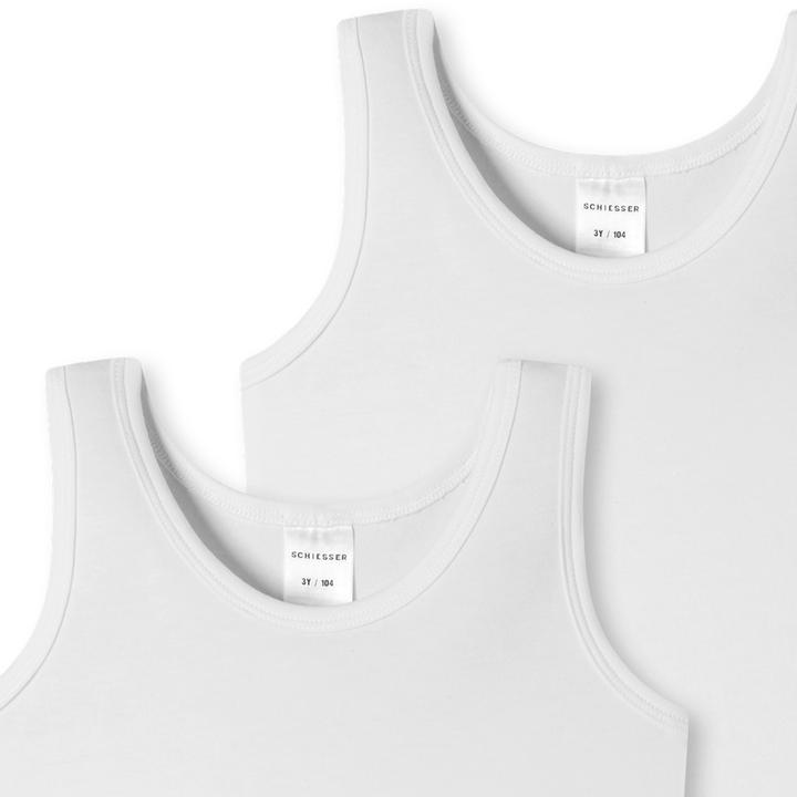 Produktbild Schiesser 6er Pack Kids Girls 95/5 Organic Cotton Unterhemd (128)