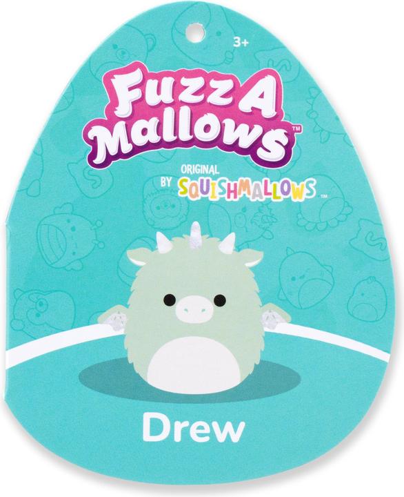 Actual product image Squishmallows Fuzz A Mallows Drew Drage (30 cm)