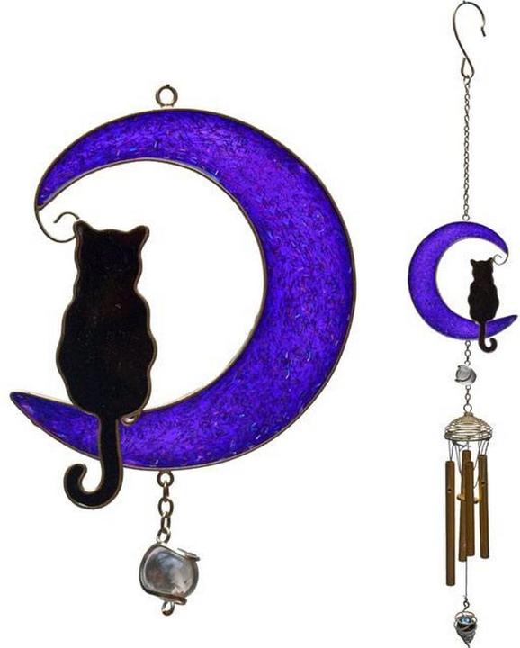 Produktbild Something Different Windspiel Schwarze Katze