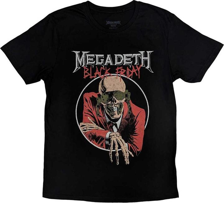 Produktbild Megadeth Black Friday TShirt (L)