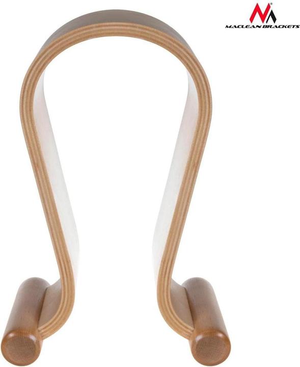 Produktbild Maclean Support Casque en bois (Marron)