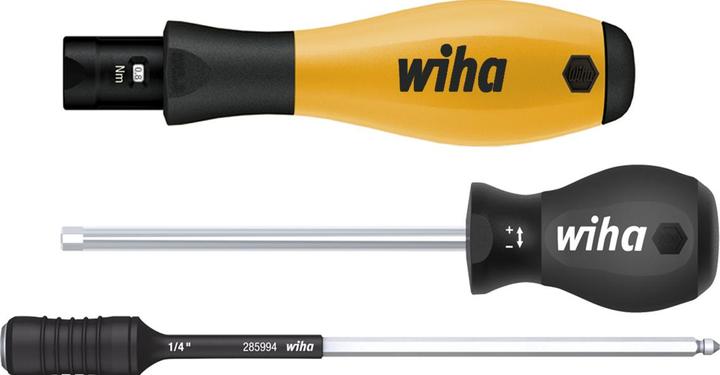 Actual product image Wiha Torque screwdriver set TorqueVario®-S Micro ESD 0.1 – 0.6 Nm mixed, variably adjustable torque limit (Port)