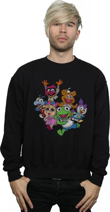 Actual product image Disney Mens The Muppets Muppet Babies Colour Group Sweatshirt (S)