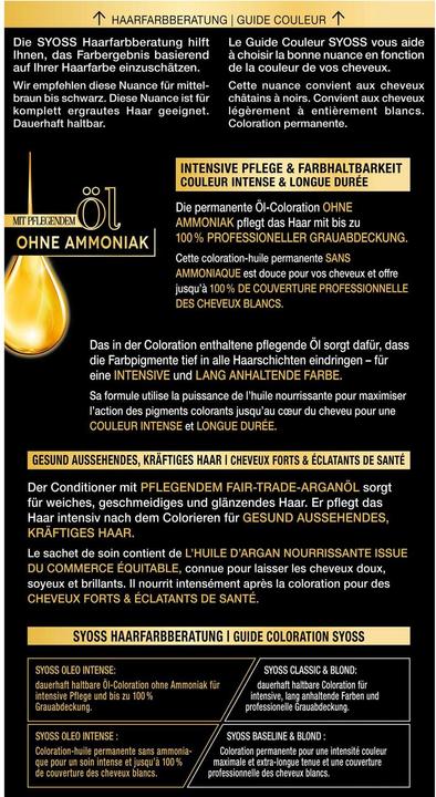 Produktbild Syoss Oleo Intense 3-22 Bordeaux Rot (Rot)