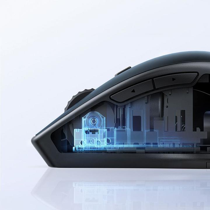 Actual product image Ugreen Wireless mouse MU101 2.4G+BT (Blue) (Cable)