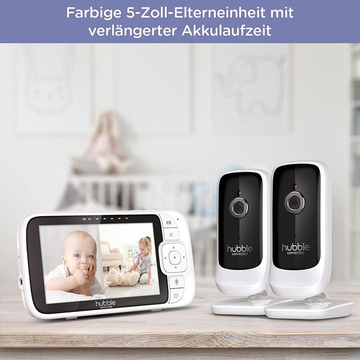 Produktbild Hubble Connected Babyphone mit 2 Kameras (Babyphone mit Kamera, 300 m)