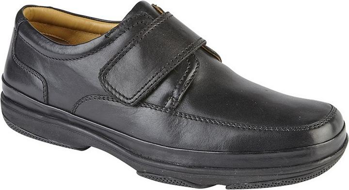 Produktbild Roamers Leder Wide Fit Klettverschluss Schuhe (43)