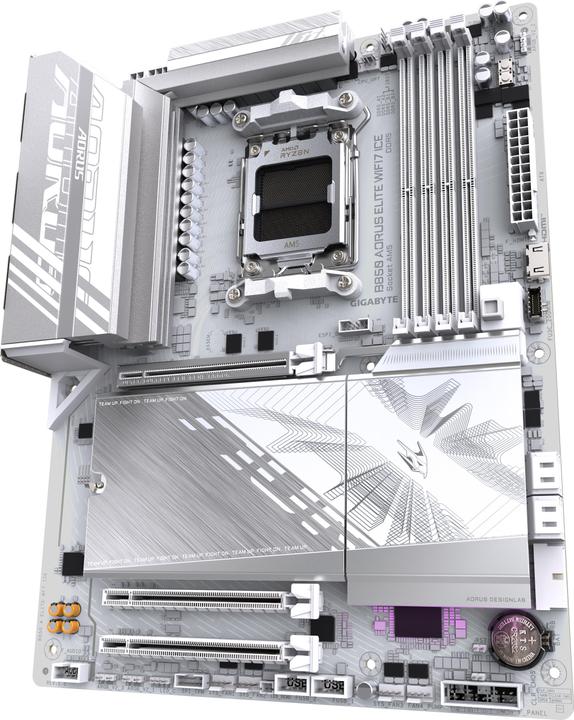 Image du produit Gigabyte B850 AORUS Elite WIFI7 ICE (AM5, AMD B850, ATX)