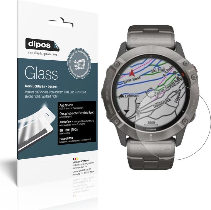 Dipos Displayschutz Anti-Shock