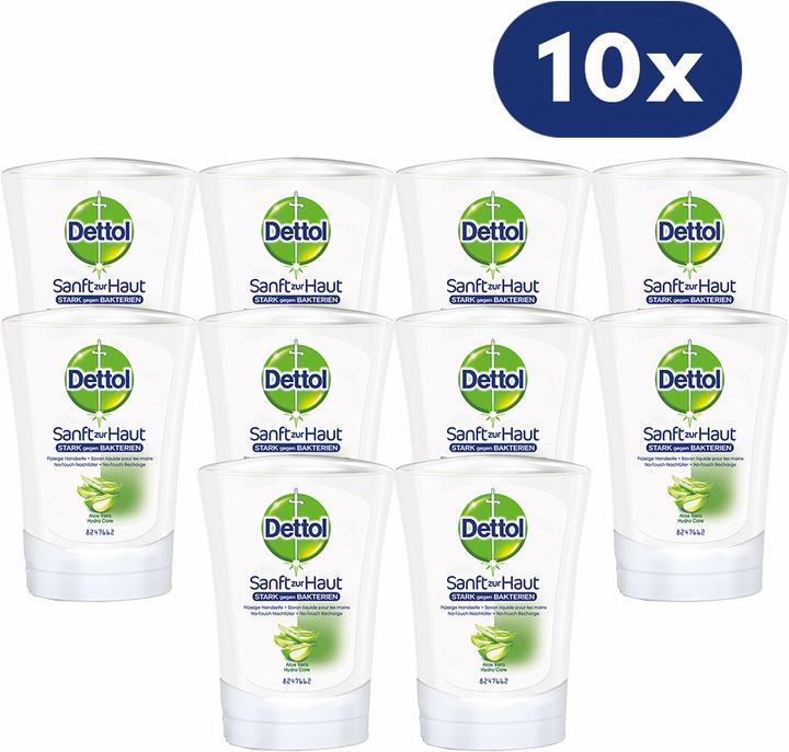 Dettol No Touch Nachfüller Aloe Vera Jahresverpackung 10x Stück