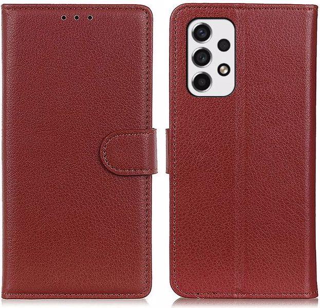 Actual product image MU Classic Litchi Leather Bookcover Series (Samsung Galaxy A53 5G)