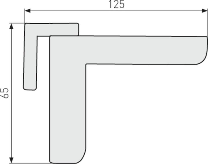Actual product image Abus Door closer silver ABTS44182 (Indoor)