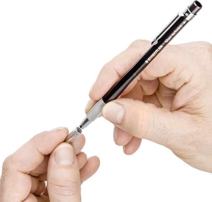 Produktbild Staedtler Fallminenstift Mars technico 780 C schwarz für 2 mm Minen mit Clip und Drücker (2 mm, HB, 1 x)
