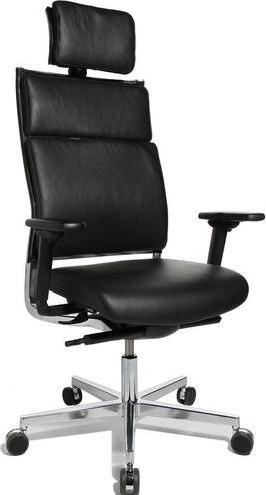 Actual product image Topstar New Aluart Classic executive chair genuine leather black