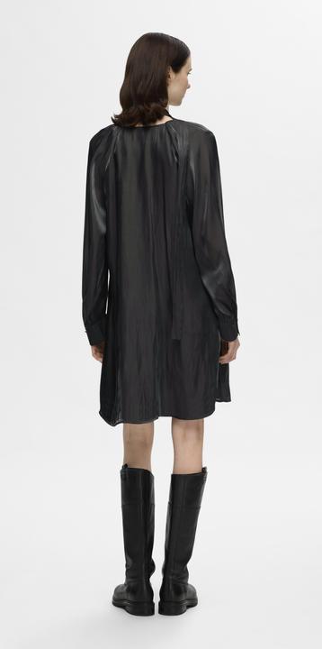 Image du produit Selected Femme Robe métallique avec décolleté en V (36)