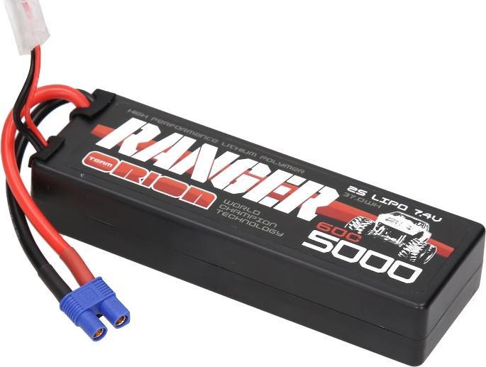 Produktbild Team Orion 2S 60C Ranger LiPo Battery (7.4V/5000mAh) EC3 (7.40 V, 5000 mAh)