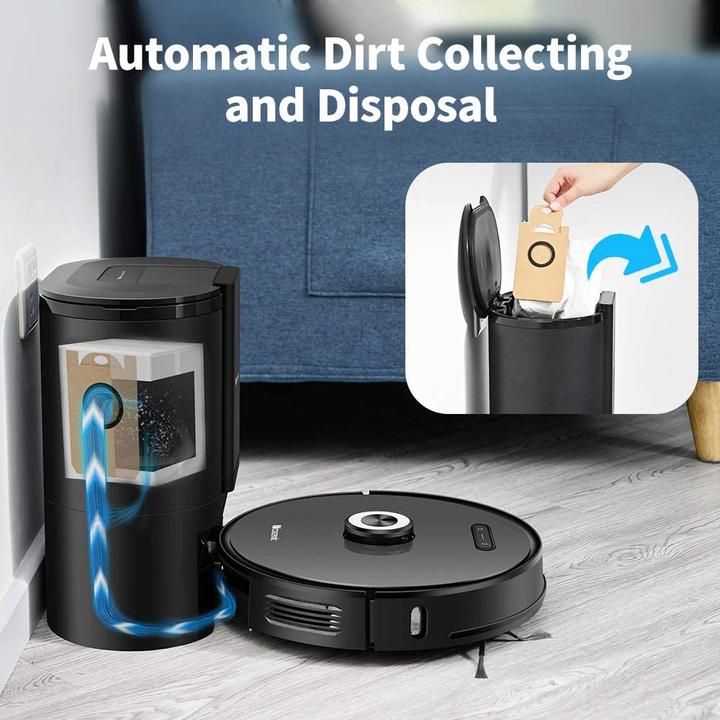 Actual product image Proscenic WLAN Robot Vacuum Cleaner M8 PRO (Robot vacuum)