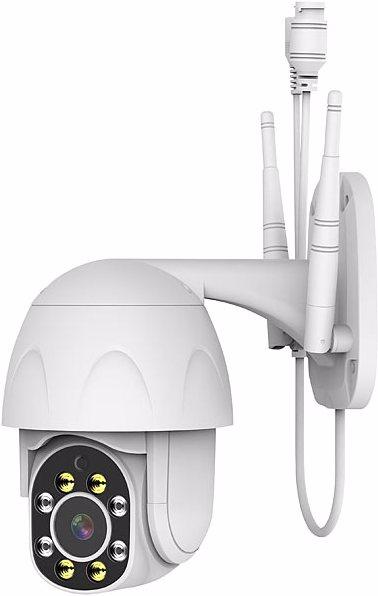 Actual product image 7links Pan Tilt Surveillance Camera with Full HD, 87dB Siren, Night Vision, LAN