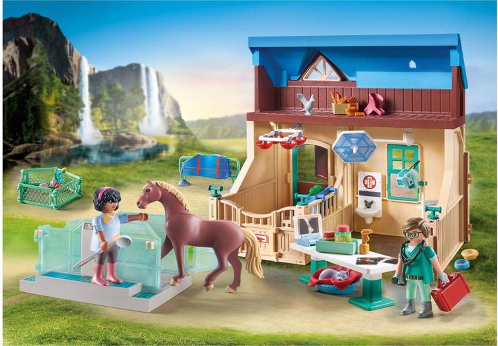 Immagine prodotto Playmobil Terapia equestre e pratica veterinaria (71352, Cavalli Playmobil della cascata)