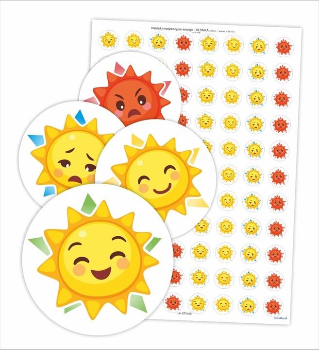 Produktbild LearnHow Motivationsaufkleber - Sonnenblumen 88 Stk
