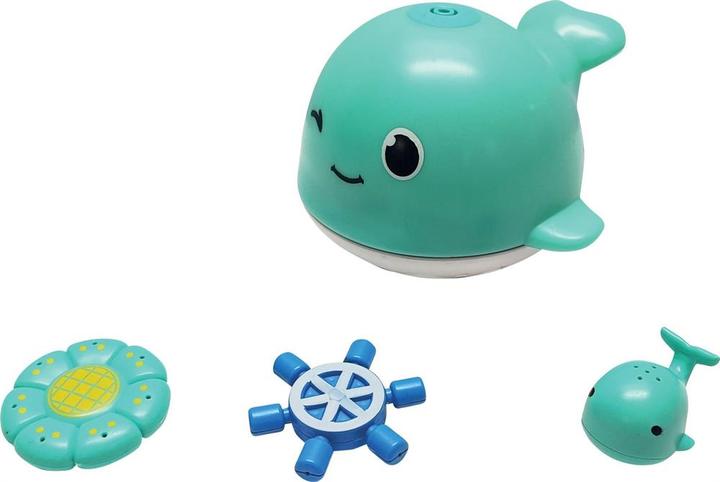 Actual product image Spielmaus Whale bath sprinkler, with light
