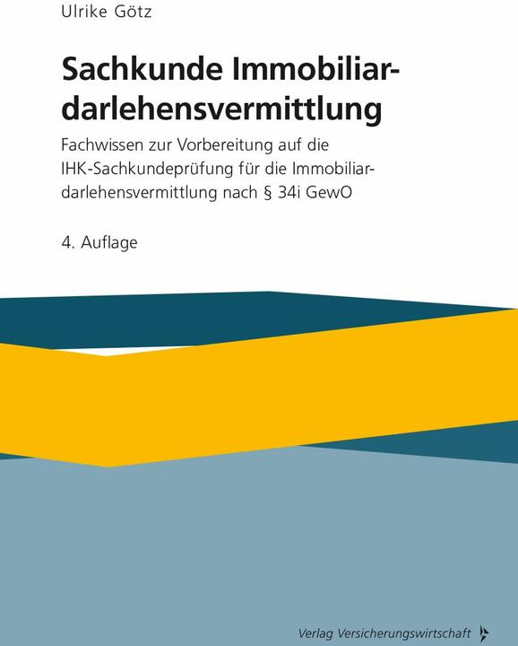 Actual product image Sachkunde Immobiliardarlehensvermittlung (German, Götz, 2025)