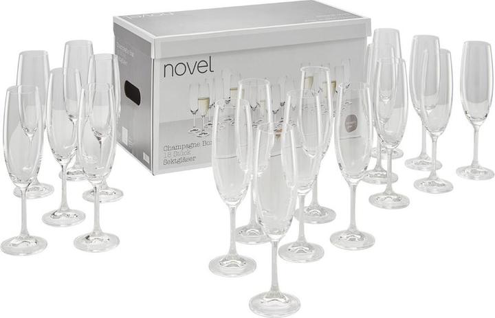Immagine prodotto Novel Crista (18 Occhiali, Bicchieri da champagne)
