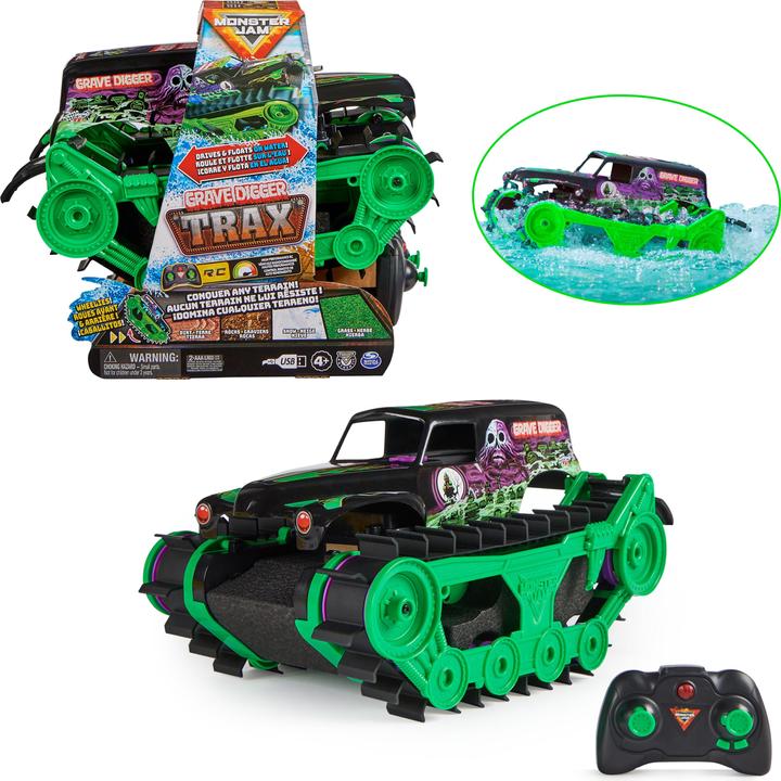 Actual product image Monster Jam Grave Digger Trax