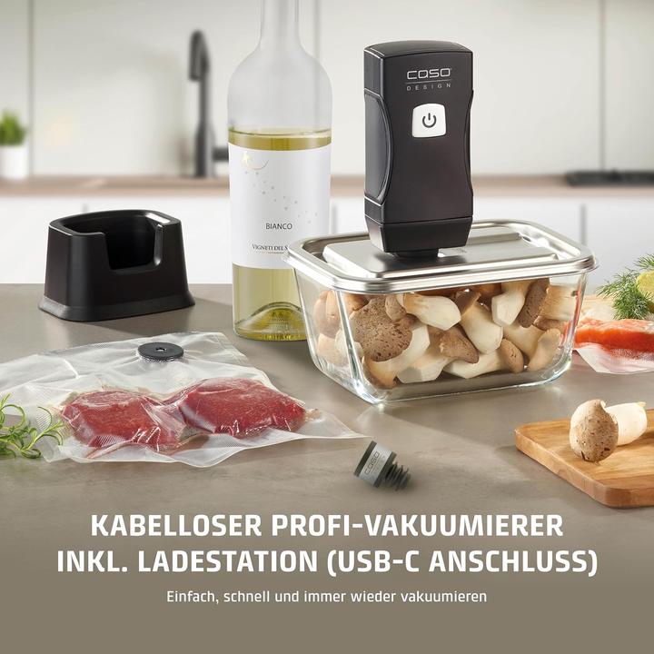 Produktbild Caso Vacu OneTouch Pro Set Handvakumierer inkl. 4 VacuBoxxen aus Glas