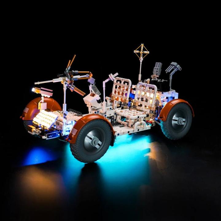 Actual product image BrickBling LED light set for LEGO - NASA: Apollo Lunar Roving Vehicle - LRV (42182) incl. remote control