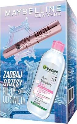 Produktbild Garnier Lash Sensational Sky High Lengthening Mascara Black 72ml und Micellar Water 3-In-1 400ml Set