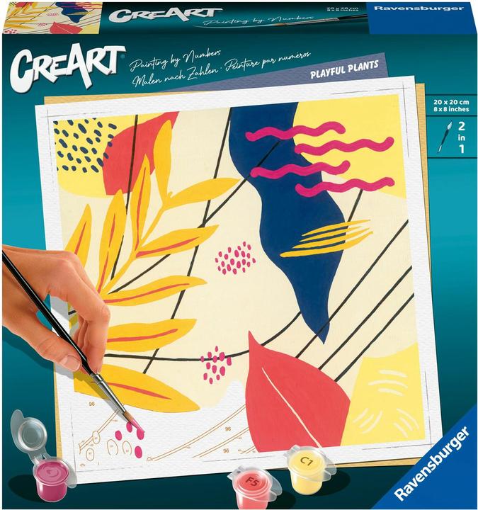 Ravensburger CreArt - Malen nach Zahlen Playful Plants