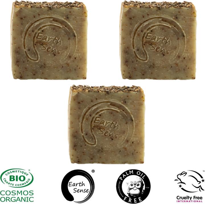 Natura Punto 3er-Set Palmölfreie feste Bio-Seife (Hartseife)