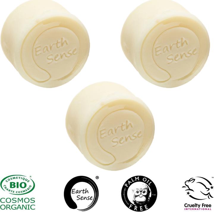 Produktbild Natura Punto 3er-Set Palmölfreies festes Bio-Shampoo (Festes Shampoo)