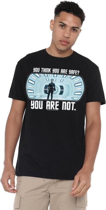 Actual product image Star Trek: Into Darkness Mens Not Safe T-Shirt (4XL)