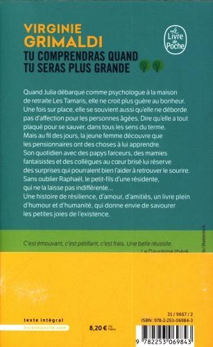 Produktbild Tu comprendras quand tu seras plus grand (Französisch, Virginie Grimaldi, 2017)