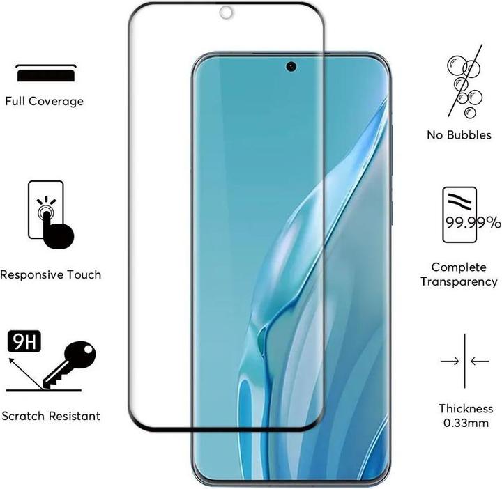 Immagine prodotto Evelatus P60 PRO 2.5D Copertura completa Giappone Colla Vetro Antistatico (1 Pezzo/i, Huawei P60 Pro)