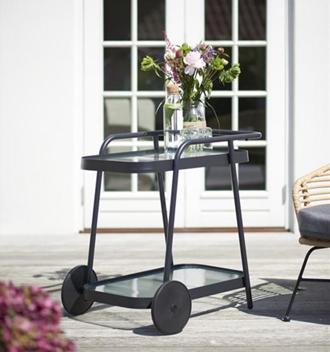 Actual product image Ebuy24 Steam serving trolley