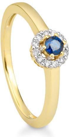 Immagine prodotto Breuning ANELLO - E.SAFIR/Brill. 0,09 Ct. H/si (55, Oro 750/18 K)