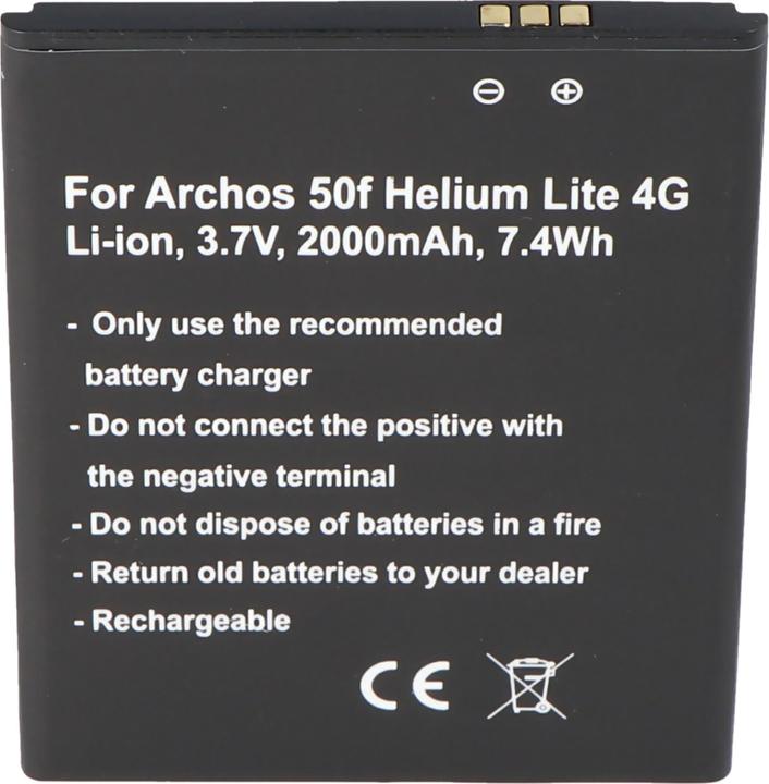 Actual product image AccuCell Akku für Archos AC50FHE Akku AC50FHELI Archos 50f Helium Lite 4G, GX395872